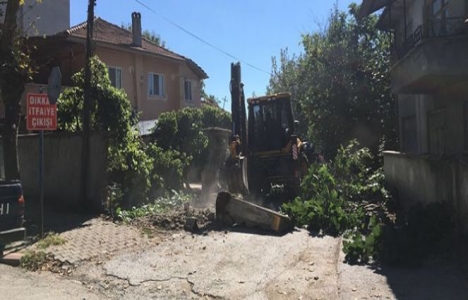 Sakarya Hendek'te yol genişletme çalışmaları başladı!