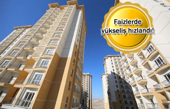 konut kredisi faizleri yükseldi