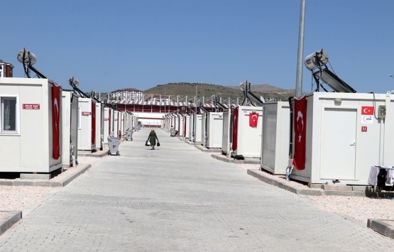 Elazığ'da 2 bin 584 konteyner yerleşime açıldı!