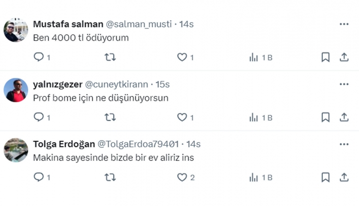 2 sene önce 3 bin TL olan konut kredisinin taksiti, bugün 75 bin TL den çok!
