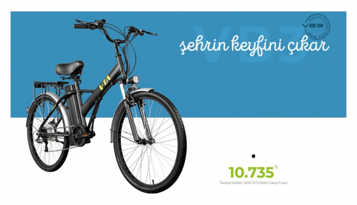 Volta VB3 elektrikli bisiklet A101 de 2 bin 736TL lik indirim fırsatıyla satışta! İşte 12 Mayıs 2022 fiyat listesi...