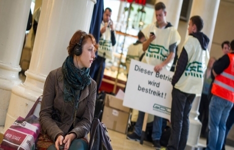 Almanya'da makinistler grevde!