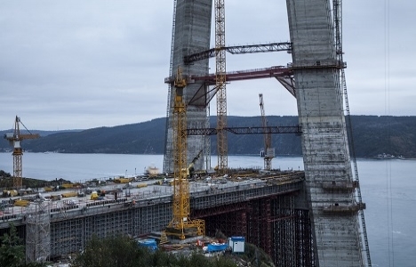 3. köprü inşaatından son durum fotoğrafları!