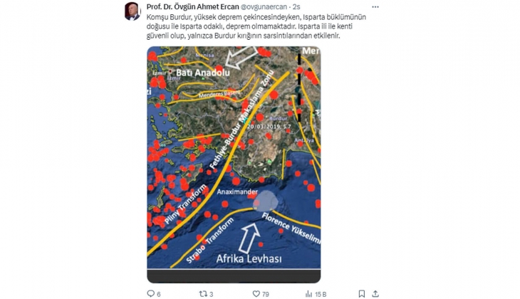 Prof. Dr. Övgün Ahmet Ercan dan 2 il için deprem açıklaması: Biri yüksek deprem çekincesinde, diğeri güvenli!