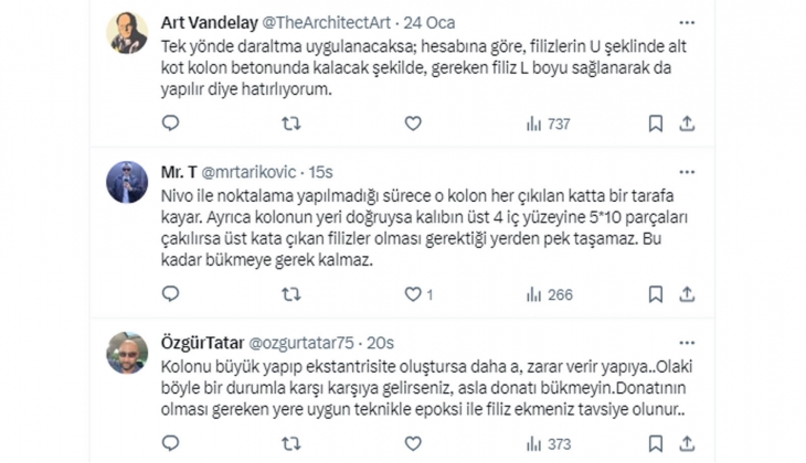 Binalarda kolon demirlerinin bükülmesi riskli mi, değil mi? 