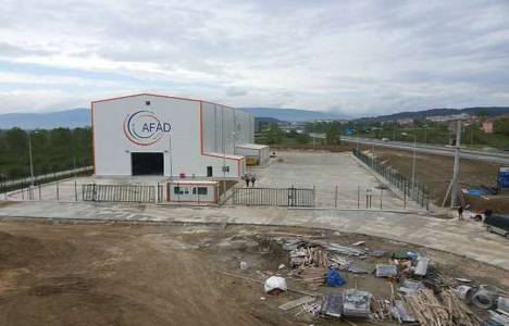 Düzce AFAD Lojistik Binası tamamlandı!