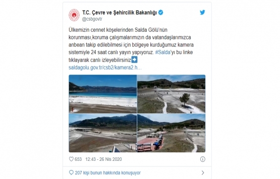 Salda Gölü’nün korunması için kameralı kayıt sistemi!