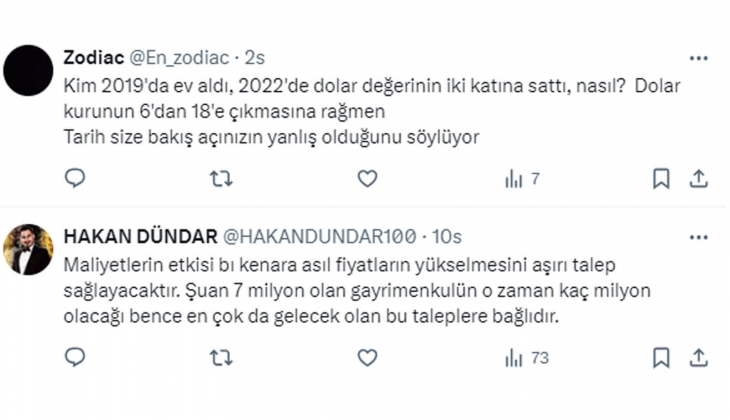 Faiz düşer, dolar artarsa 7 milyon TL lik ev 10 milyon TL ye kadar yükselebilir! 