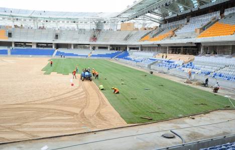 Başakşehir İBB Stadı nda çalışmalar devam ediyor!