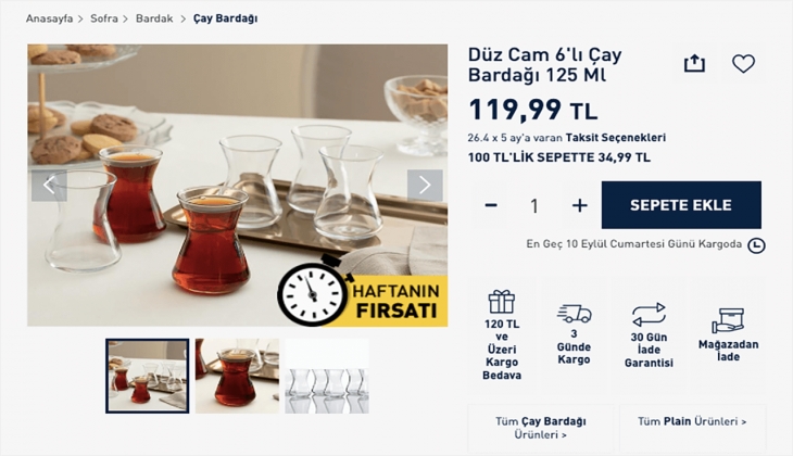 English Home haftanın fırsatlarını sunar! İşte English Home 8 Eylül 2022 fiyatları