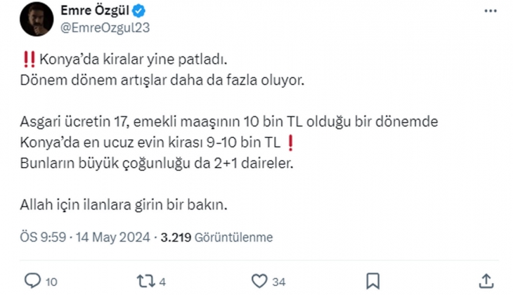 2+1 en ucuz dairelerin kirası 9-10 bin TL! O ilde kira bedelleri resmen patladı!