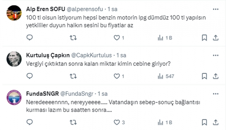 2021 Şubat ta 6.70 TL olan motorinin litresi yarın 45.7 TL olacak! Sadece vergiler bile 2,5 katına çıktı!