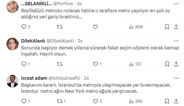 Anadolu Yakası na yeni metro müjdesi: Yenidoğan-Sancaktepe-Finans Merkezi-Söğütlüçeşme Metrosu nun yapımı bugün başlıyor