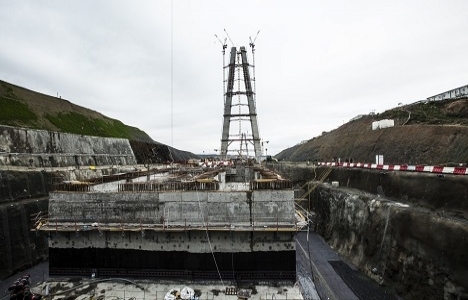 3. köprü inşaatından son durum fotoğrafları!
