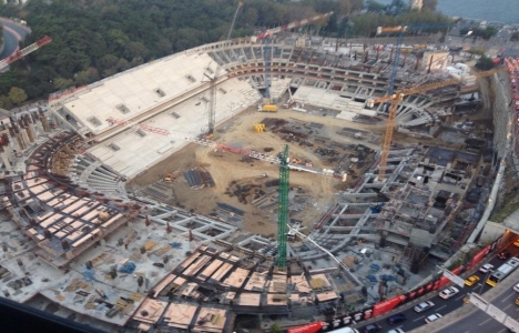 Vodafone Arena'da şu ana kadar 20 bin 500 ton demir kullanıldı!