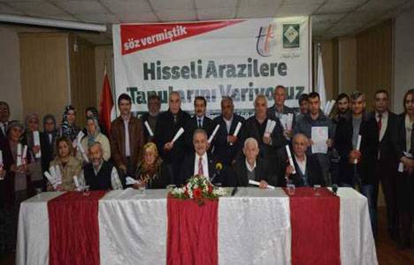 Osmaniye Belediyesi 300 tapu dağıtacak!