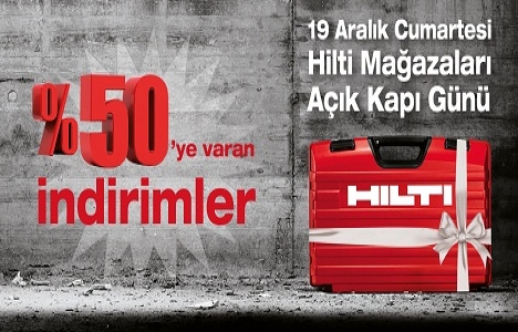 Hilti Açık Kapı Günü etkinliği 19 Aralık'ta!