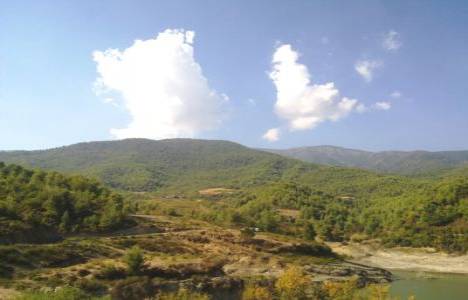 Amanoslar'daki orman yangını havadan görüntülendi!