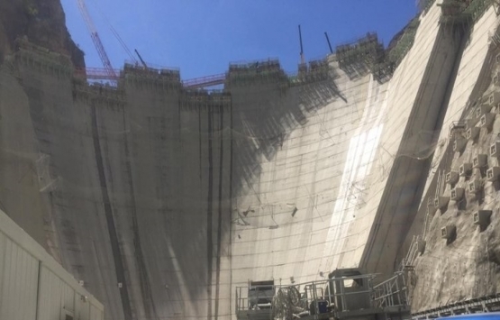 Yusufeli Barajı nda 112 metre yüksekliğe ulaşıldı!