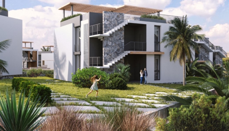 Sunsetbay Girne’de 179 bin 900 sterlinden başlayan fiyatlarla! Yüzde 40 peşinatla 84 ay vade imkanı!