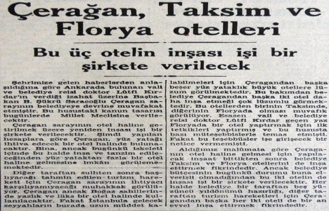 1946 yılında Belediye üç büyük otel yaptıracak!
