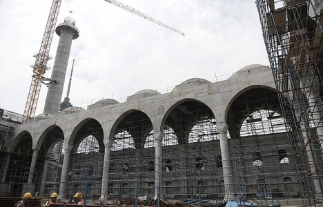 Çamlıca Camisi'nin inşaatında sona doğru!