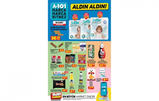 A101 10 Mart 2022 kataloğu! Büyük fırsat: Çamaşır Makinesi 3.499 TL!