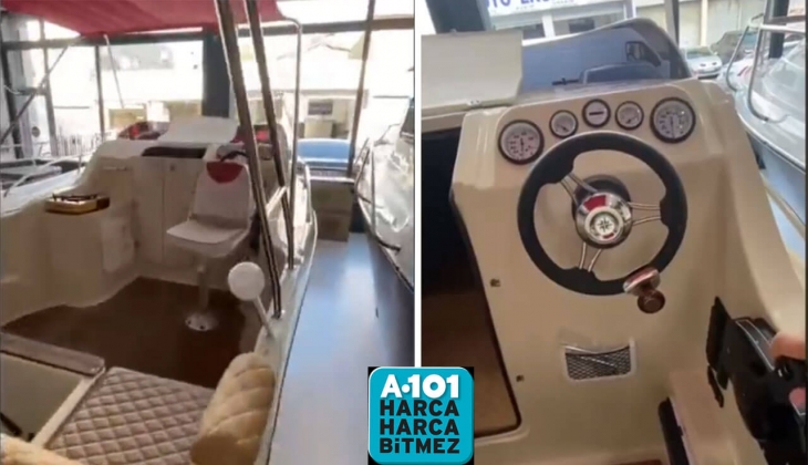 Bu da oldu! A101 in olay yaratan teknesinin görüntüleri ortaya çıktı! Son dakika: Yarın satışta!