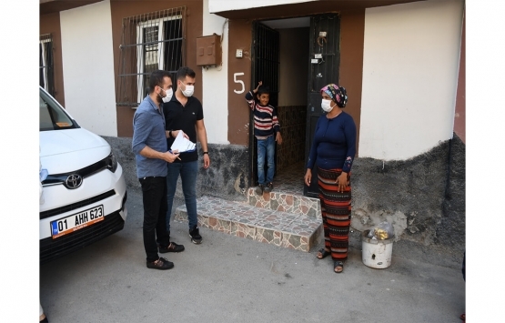 Adana da kirasını ödeyemeyen aileye yardım eli uzatıldı!