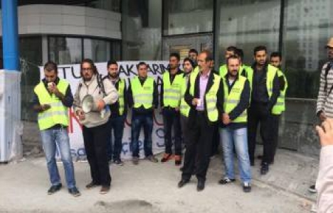 İnşaat İşçileri Sendikası, metro inşaatında eylem yaptı!