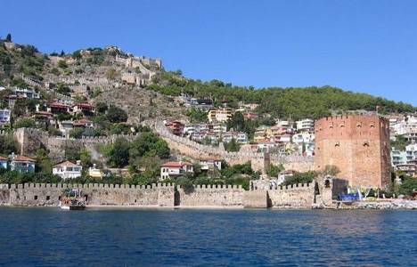 Alanya Kalesi'nde restorasyon çalışmaları devam ediyor!