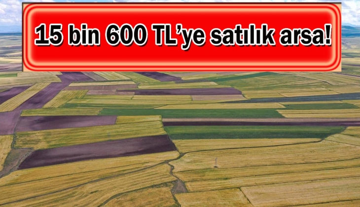 O ilde 15 bin 650 TL'ye hem konut imarlı hem de KDV'den muaf arsa fırsatı!