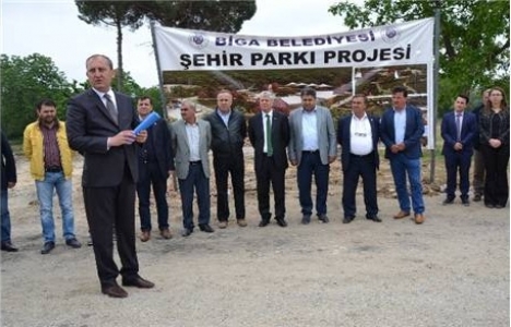 Çanakkale Biga Şehir Parkı için proje çalışması başladı!