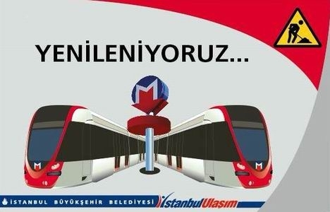 Merter Davutpaşa arası metro hattında çalışma var!