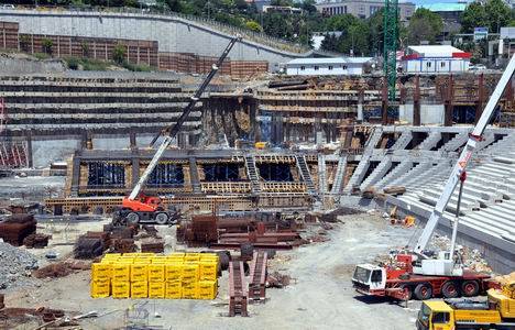Vodafone Arena inşaatından yeni fotoğraflar!