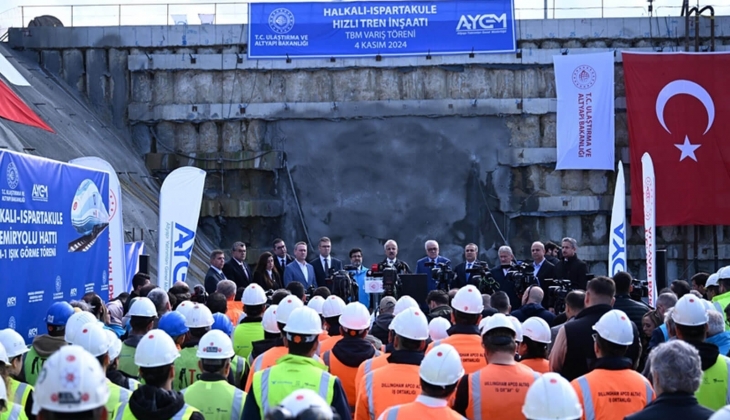 Halkalı-Kapıkule Hızlı Tren Hattı'nın Halkalı-Ispartakule etabının yüzde 74'ü tamam!