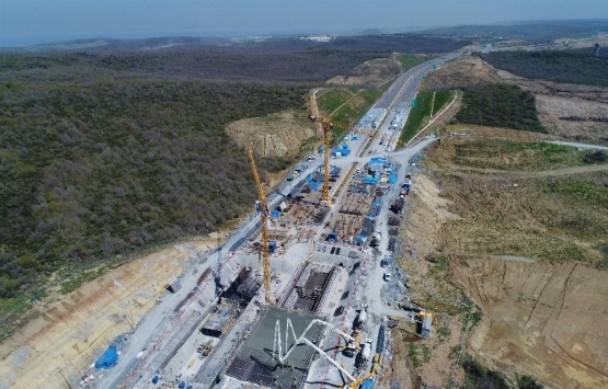 Kuzey Marmara Otoyolu havadan görüntülendi!