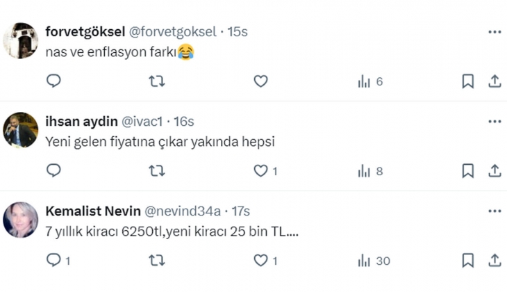 Aynı binada 3 yıllık kiracı 4 bin 500 TL ye, üç ay önce taşınan kiracı 20 bin TL ye oturuyor!