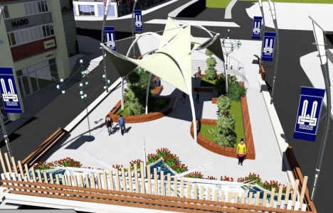 Erzurum Cumhuriyet Caddesi'ne ikinci meydan geliyor!