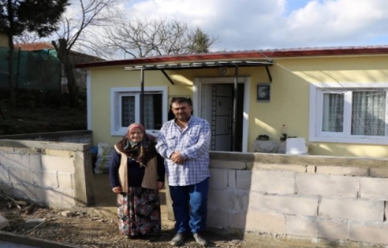 Kocaeli Büyükşehir'den ihtiyaç sahibi aileye yeni ev!