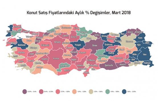 Türkiye Satılık Konut Fiyat Endeksi yüzde 11,15 arttı!