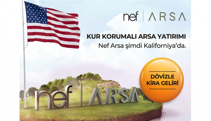 Nef Arsa Amerika da 49 bin dolara arsa! Kaliforniya da dövizle kira geliri fırsatı!
