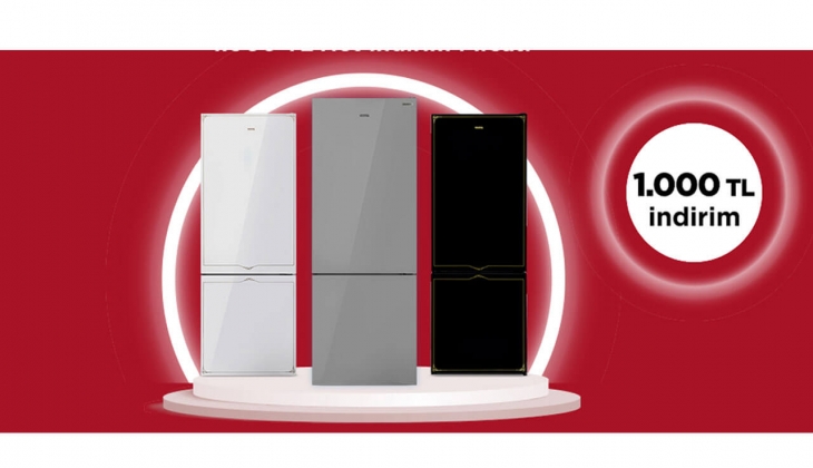 Vestel cam ve cam Rustik buzdolaplarında 1.000 TL indirim fırsatı! Kasım'a özel! 11 Kasım 2022 fiyat listesi...
