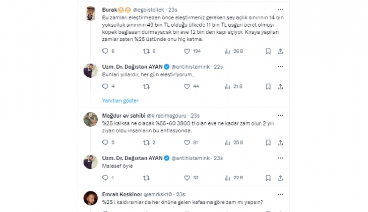 Ev sahipleri: Kira fiyatları geriliyorsa yüzde 25 sınırı kaldırılsın!