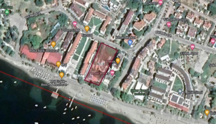 Balıkesir Erdek te yeni otel için start verildi! 74 odalı otel 88.6 milyon TL ye yapılacak!