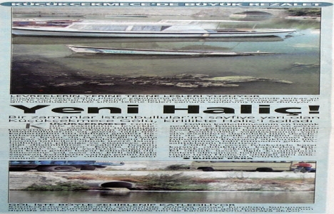 2001 yılında Küçükçekmece Gölü, kirlilikte Haliç i sollamış!