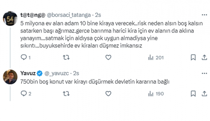 İstanbul da en kötü evin kirası 20 bin TL! Evini boş tutandan vergi alınırsa kiralık konut piyasası düşer!