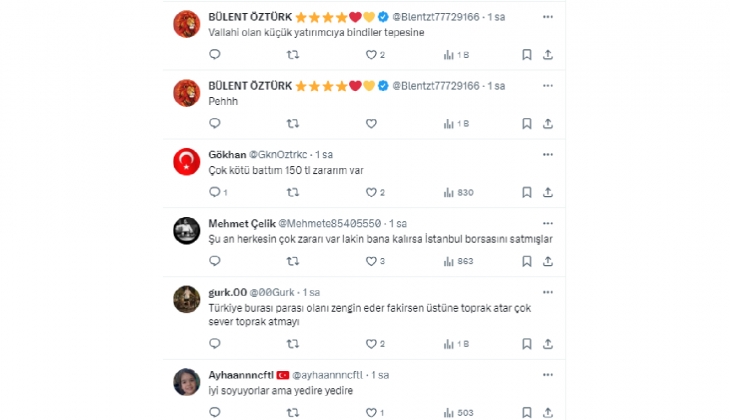 Borsa yüzde 10, hisseler yüzde 50 düştü!