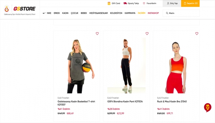 GS Store’da Sarı Kırmızı renklere gönül verenler için Eylül fırsatları! Son gün yarın! İşte 11 Eylül 2022 fiyat listesi