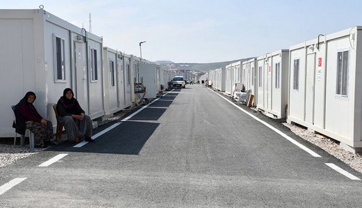 Malatya daki 5 bin 959 konteynere 22 bin 684 depremzede yerleştirildi!